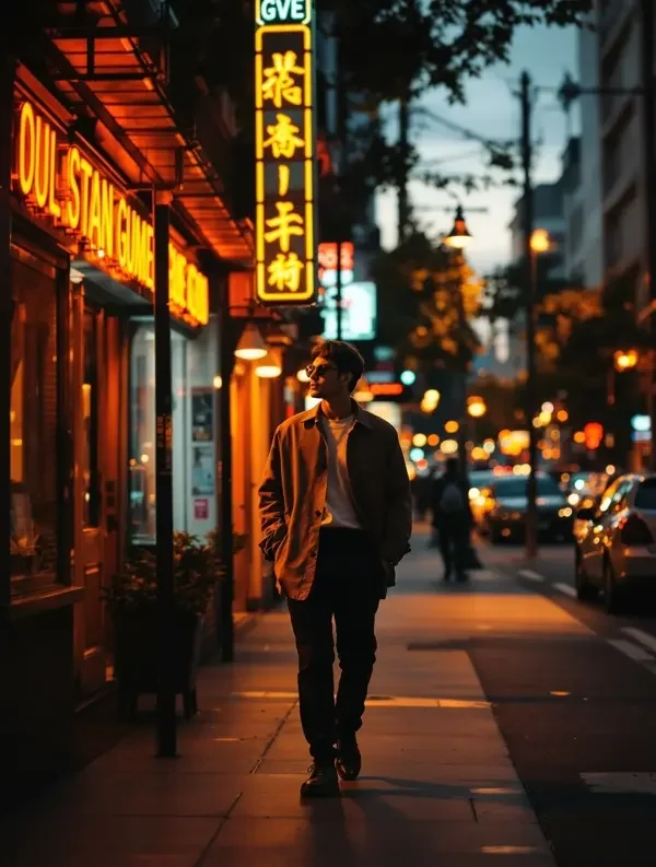rosi写真 霓虹入夜的街角 写真作品封面